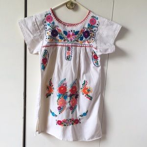 Hand embroidered dress